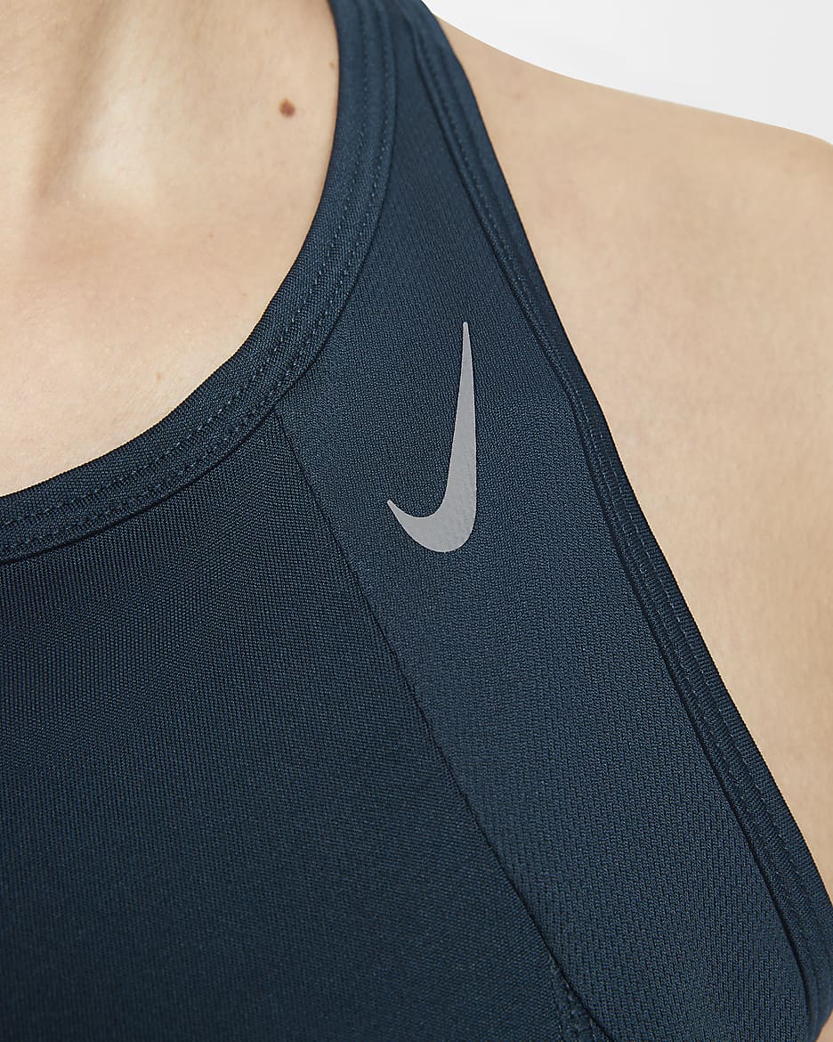 เสื้อกล้ามวิ่งผู้หญิง Dri-FIT Nike Fast - Armory Navy