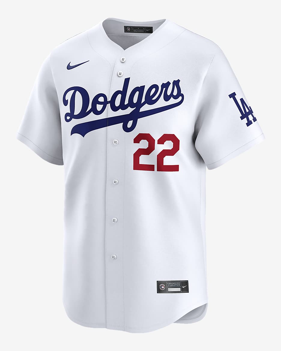Jersey Nike Dri-FIT ADV de la MLB Limited para hombre Clayton Kershaw Los Angeles Dodgers - Blanco