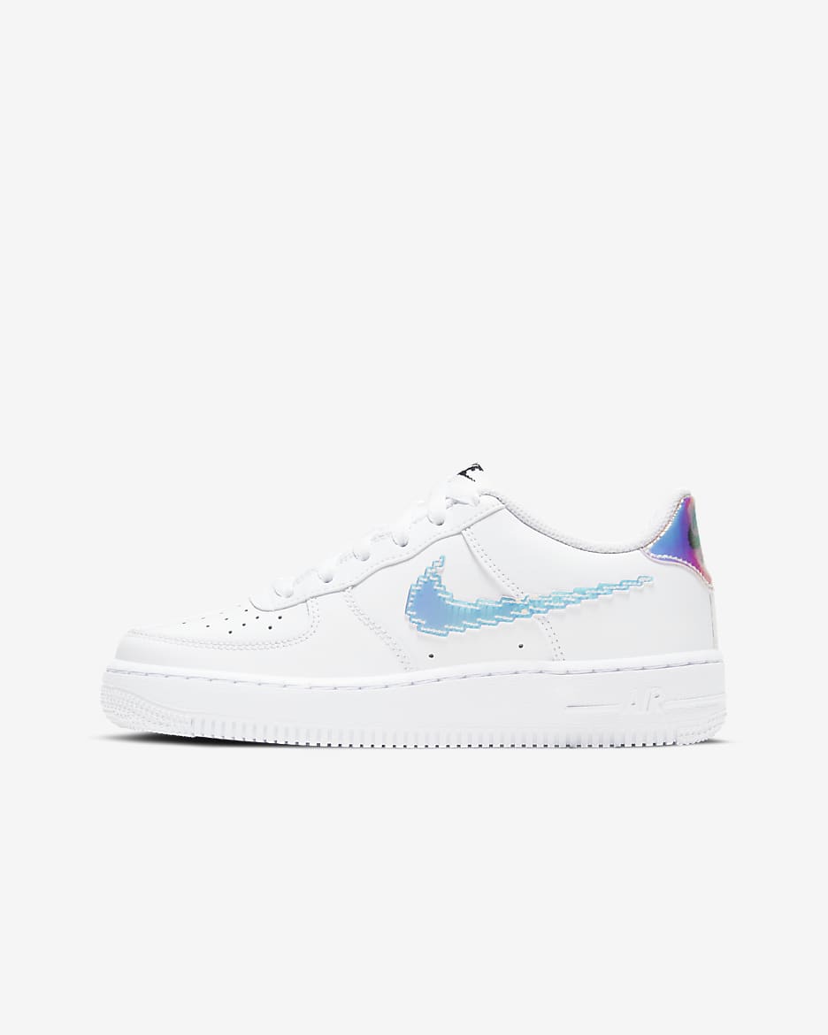 Calzado para niños talla grande Nike Air Force 1 LV8 - Blanco/Negro/Multicolor