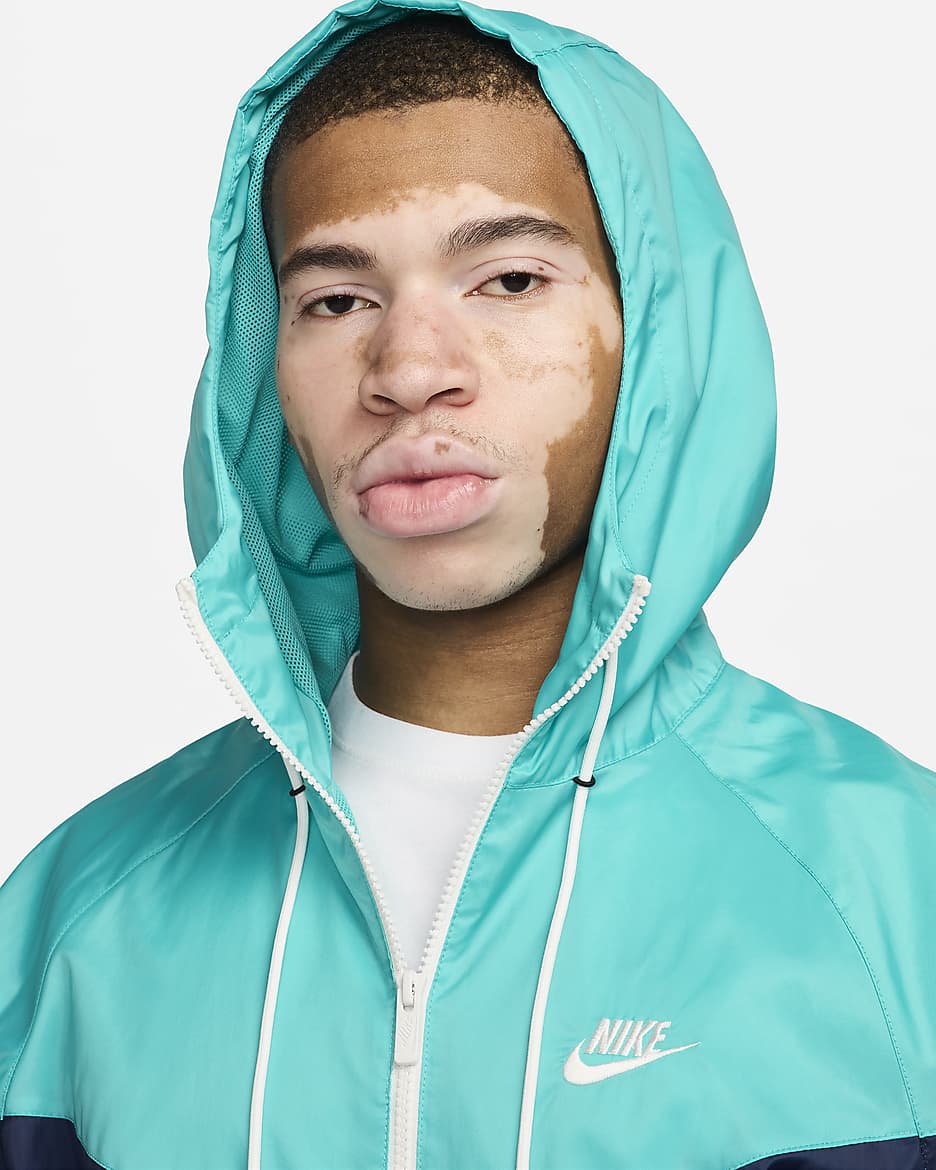 Nike Sportswear Windrunner Men's Hooded Jacket - Midnight Navy/Dusty Cactus/Sail