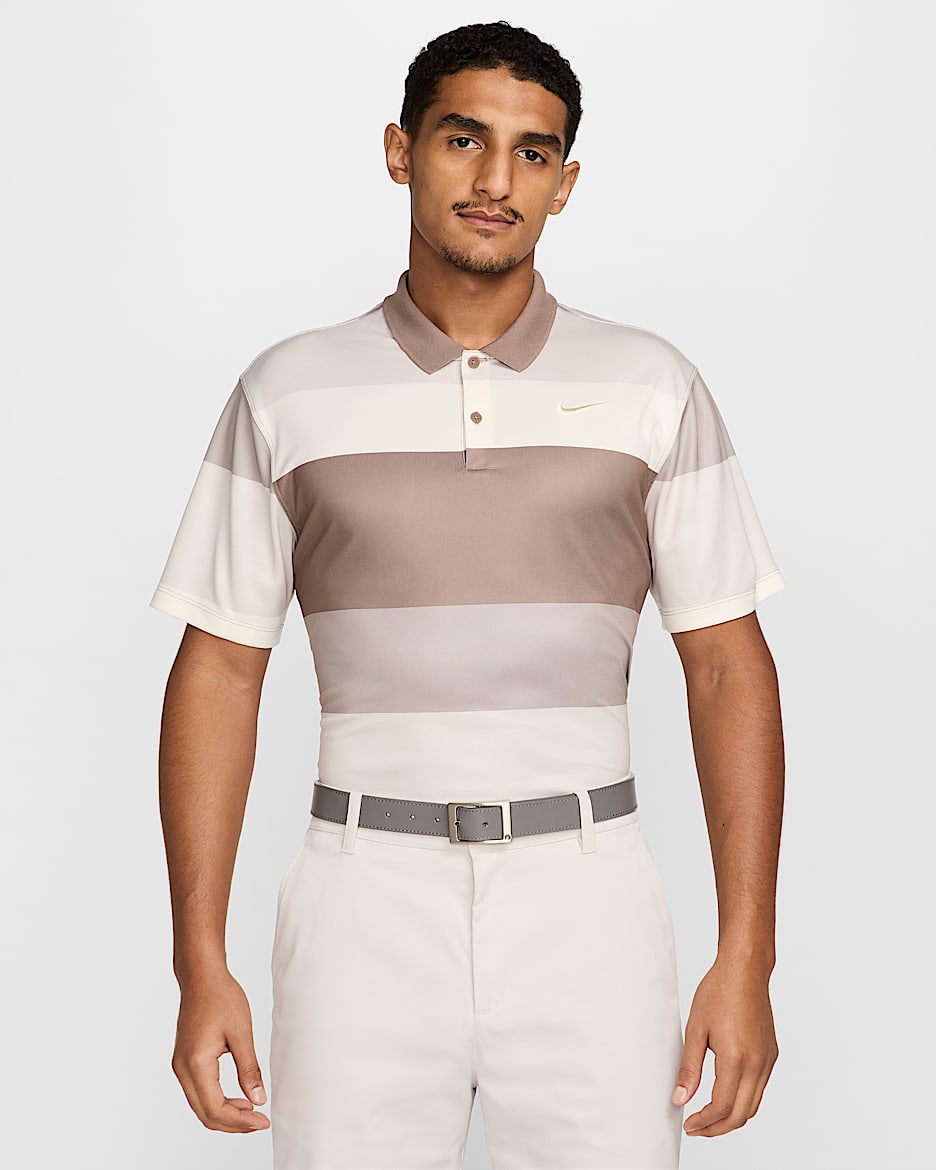 Polo de golf Dri-FIT para hombre Nike Victory+ - Marrón visón/Marfil pálido