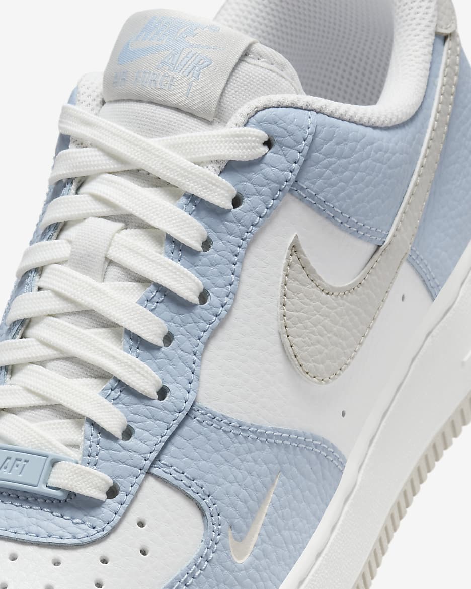 Nike Air Force 1 '07 Women's Shoes - Light Armoury Blue/Summit White/Light Bone