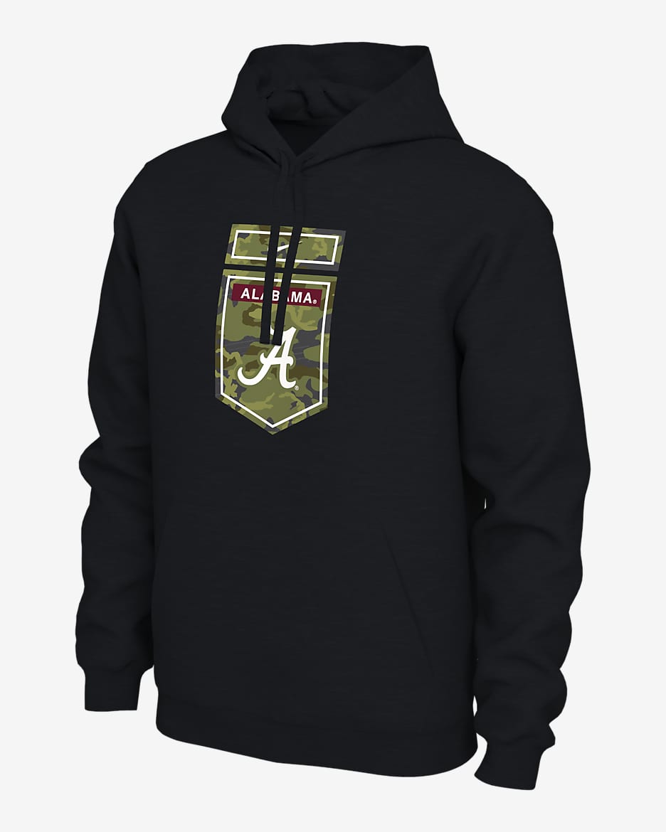 Nike College (Alabama) Men's Pullover Hoodie - Black