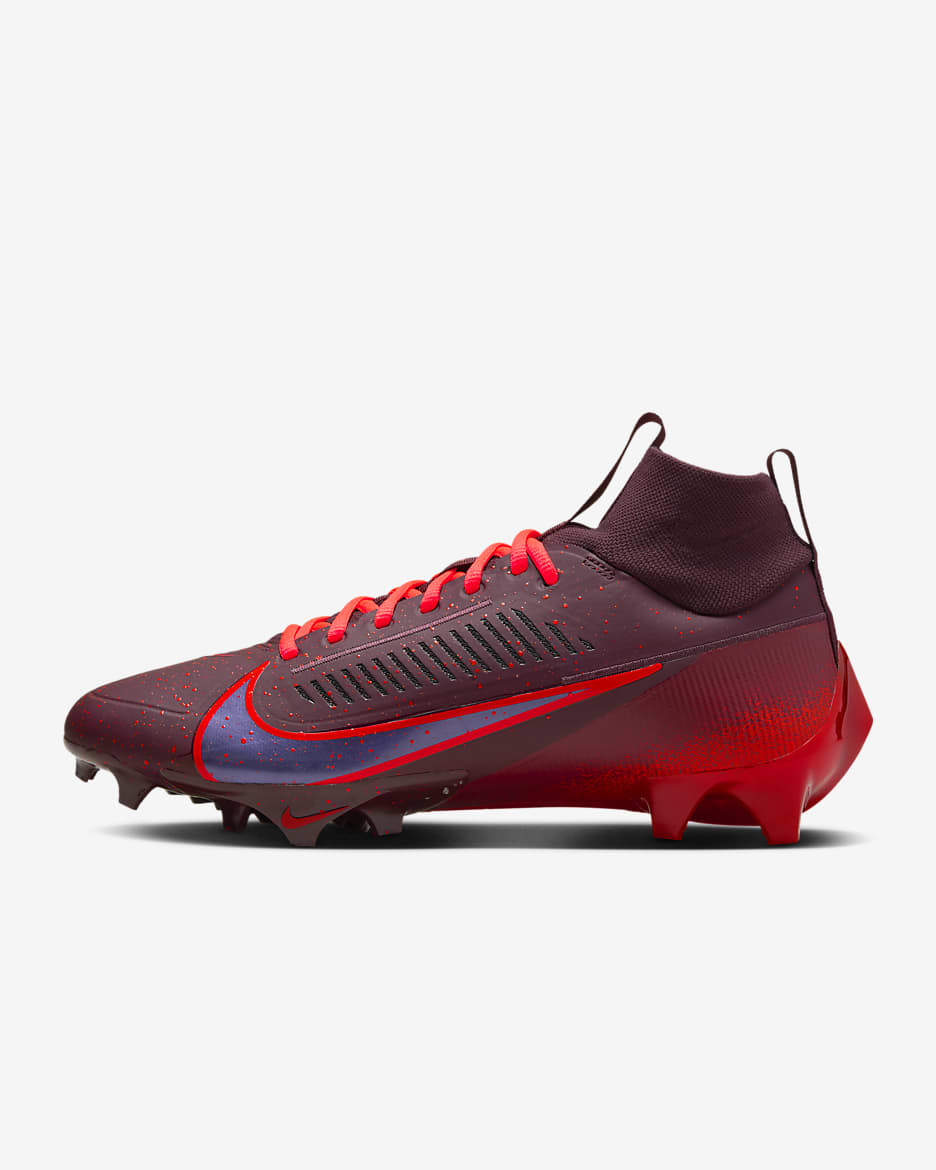 Nike Vapor Edge Pro 2 "Ja'Marr Chase" Men's Football Cleats - Burgundy Crush/Picante Red/Bright Crimson/Black