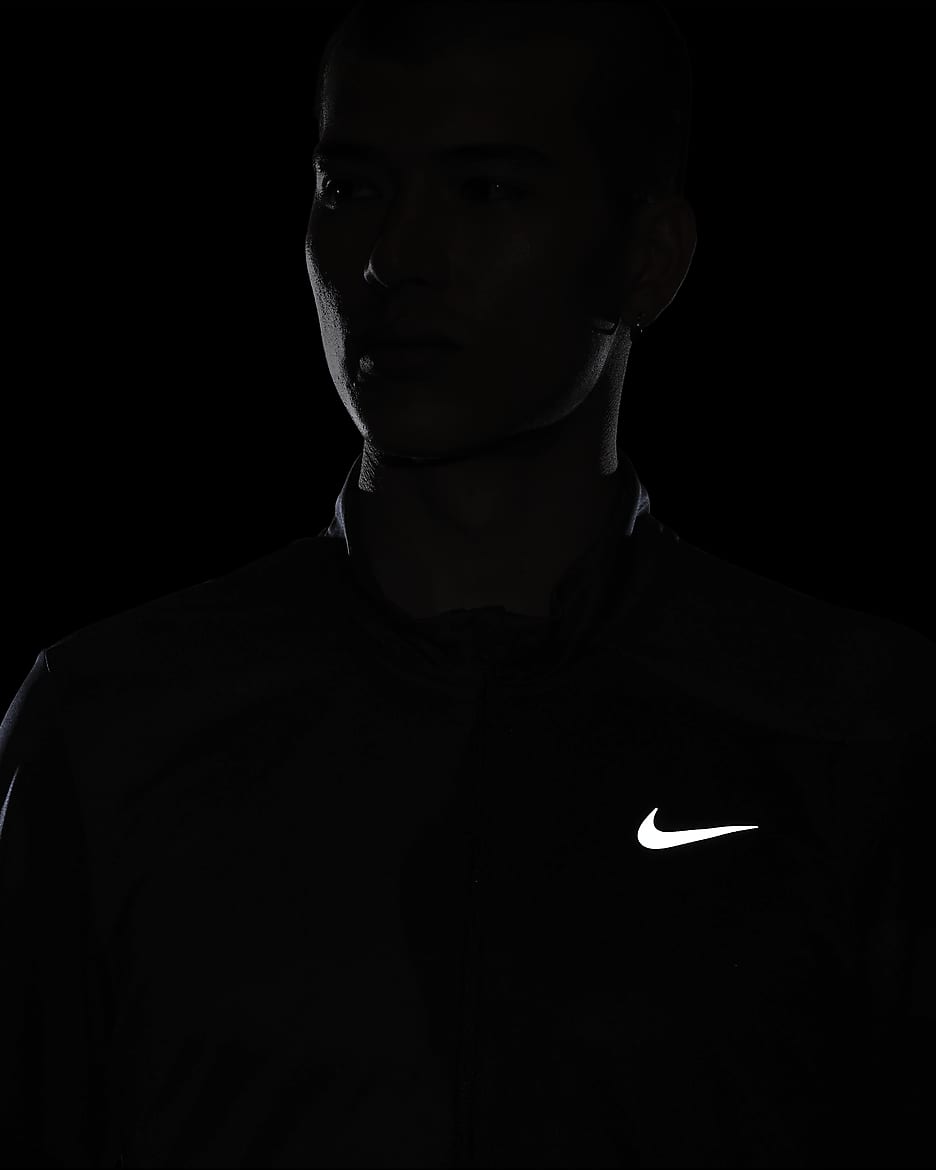 Nike Pacer Men's Dri-FIT 1/2-Zip Running Top - Obsidian