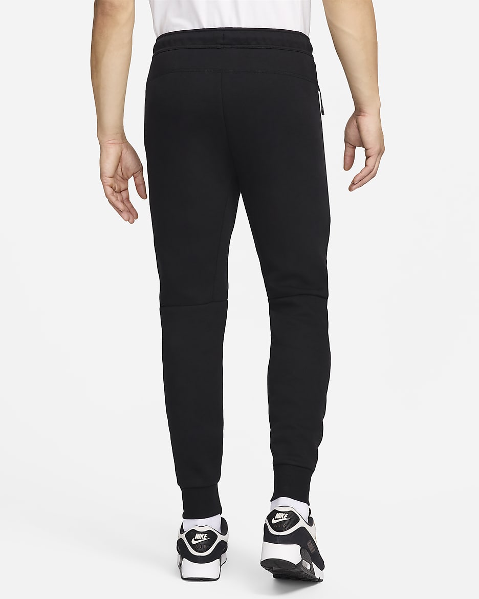 Calças desportivas de futebol Nike Tech Fleece FC Barcelona para homem - Preto/Dourado Club