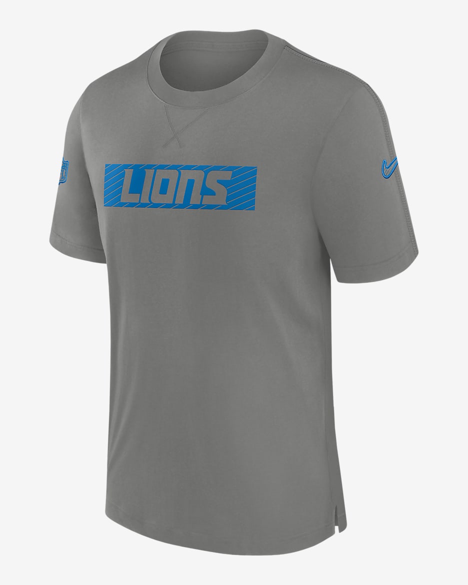 Detroit Lions Sideline Player Men's Nike Dri-FIT NFL T-Shirt - Grey