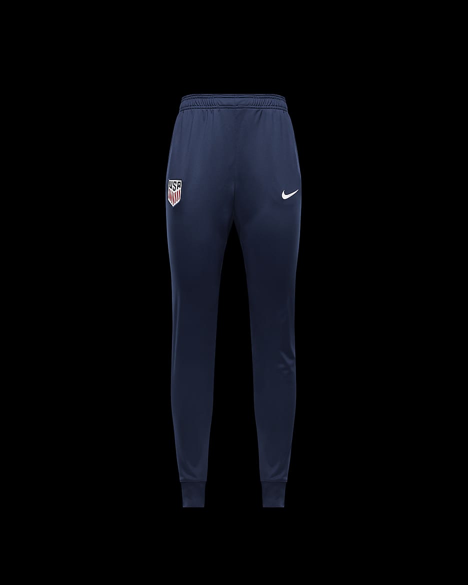 USMNT Strike Women's Nike Dri-FIT Soccer Track Pants - Obsidian/White