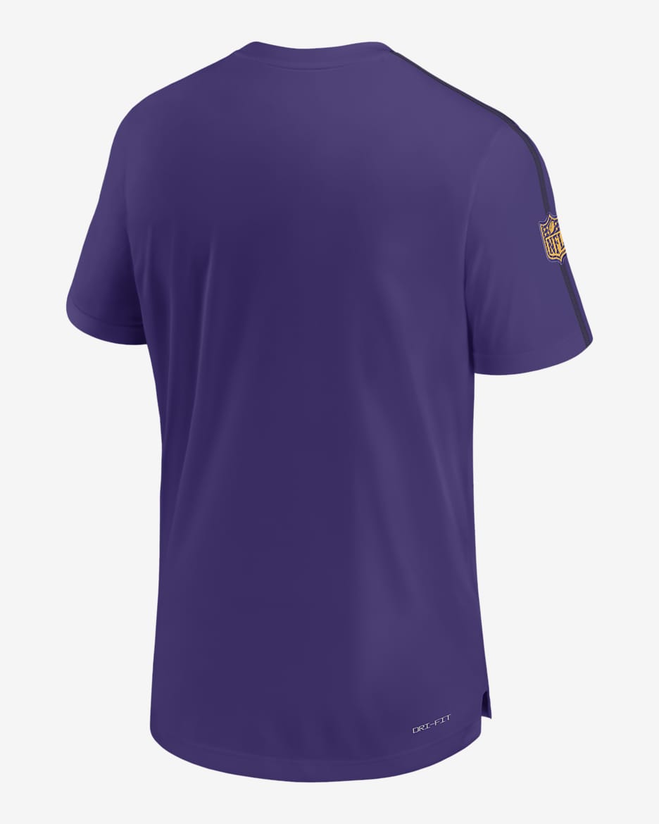 Minnesota Vikings Sideline Coach Men's Nike Dri-FIT NFL Top - Purple