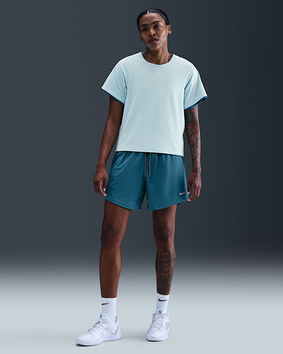 Sabrina Dri-FIT Reversible Basketball Shorts - Rift Blue/Glacier Blue/Blue Force/Glacier Blue