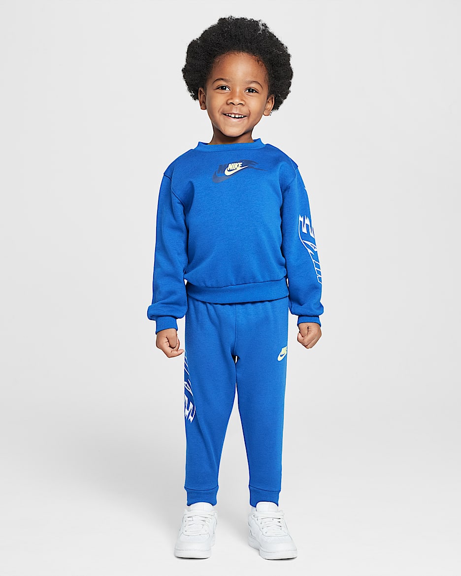 Nike Sportswear Toddler On the Move 2-Piece Crew Set - Game Royal