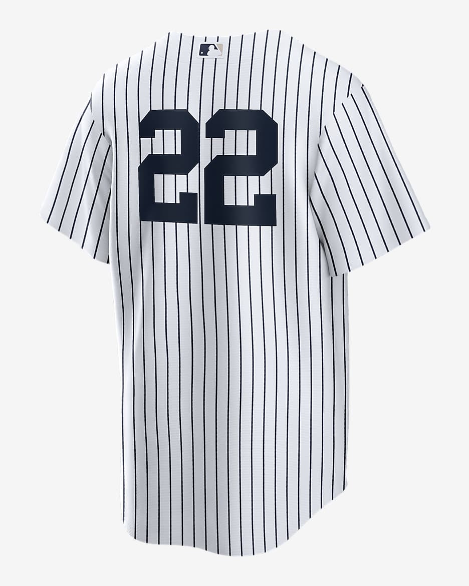 Juan Soto New York Yankees 2024 World Series Men's Nike MLB Replica Jersey - White