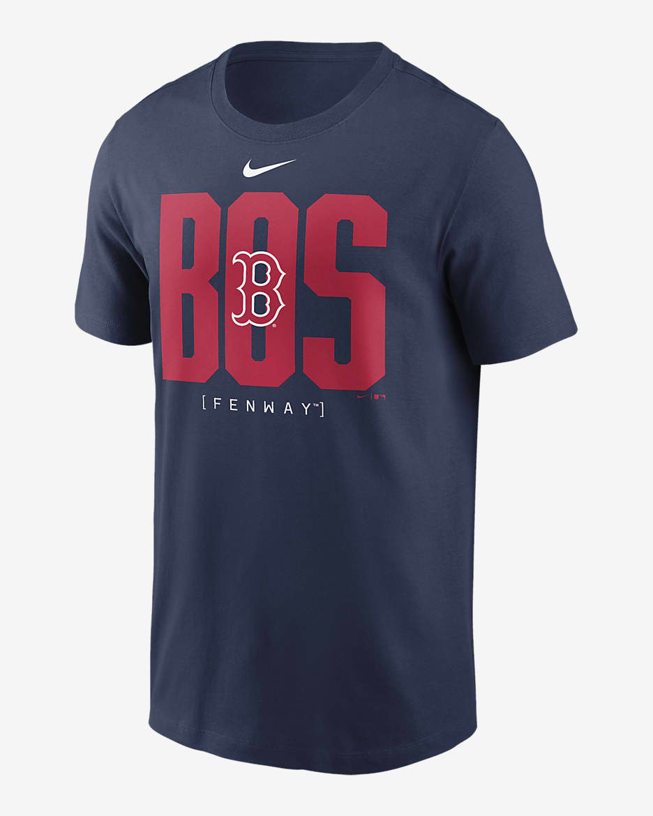 Boston Red Sox Team Scoreboard Men's Nike MLB T-Shirt - Navy