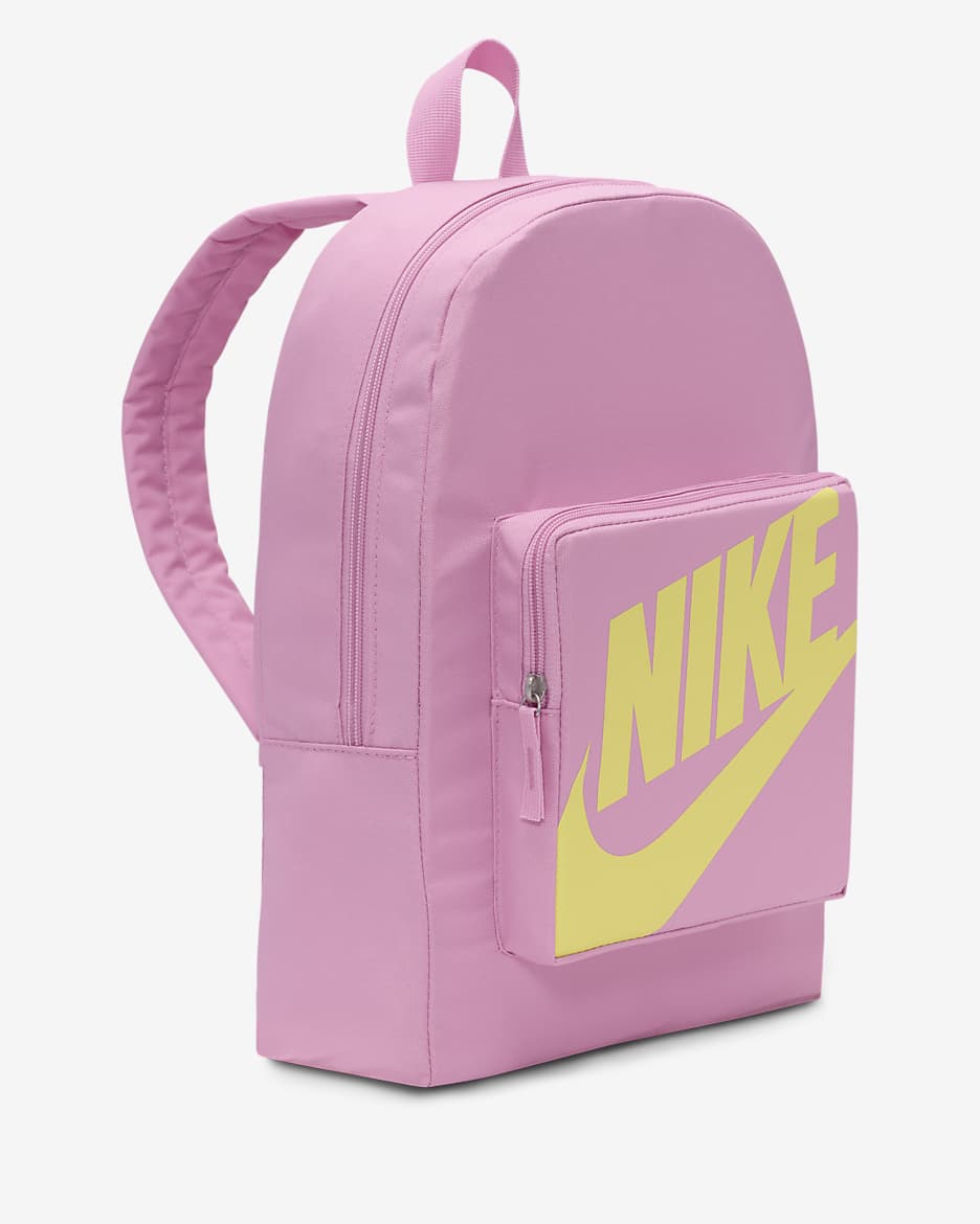 Plecak dziecięcy Nike Classic (16 l) - Pink Rise/Pink Rise/Light Laser Orange