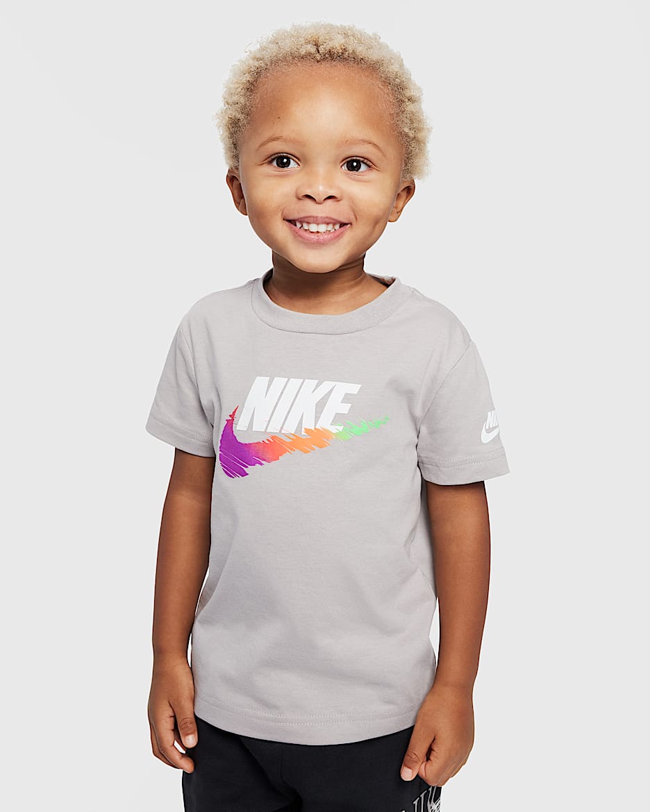 Nike Toddler Brandmark Swoosh T-Shirt - College Grey