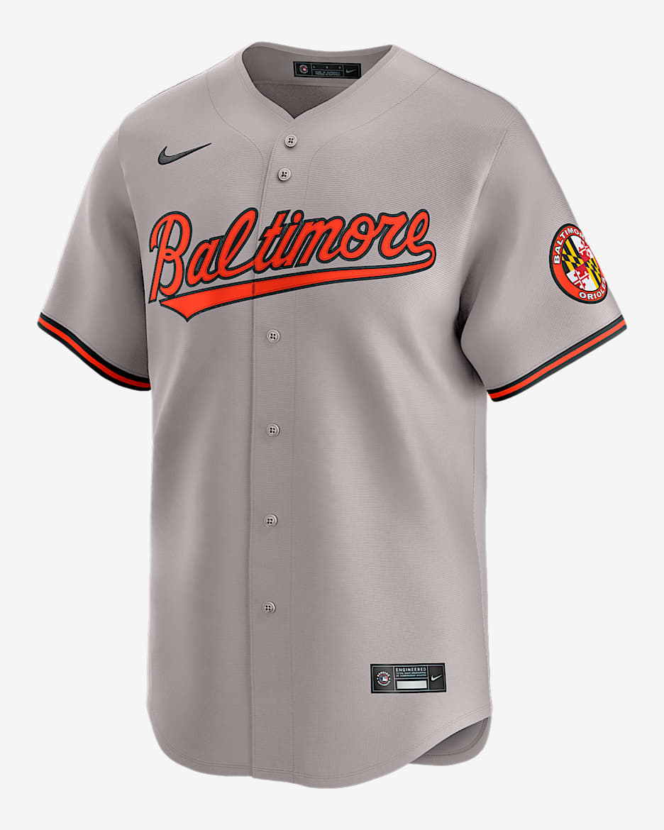 Baltimore Orioles Men's Nike Dri-FIT ADV MLB Limited Jersey - Grey
