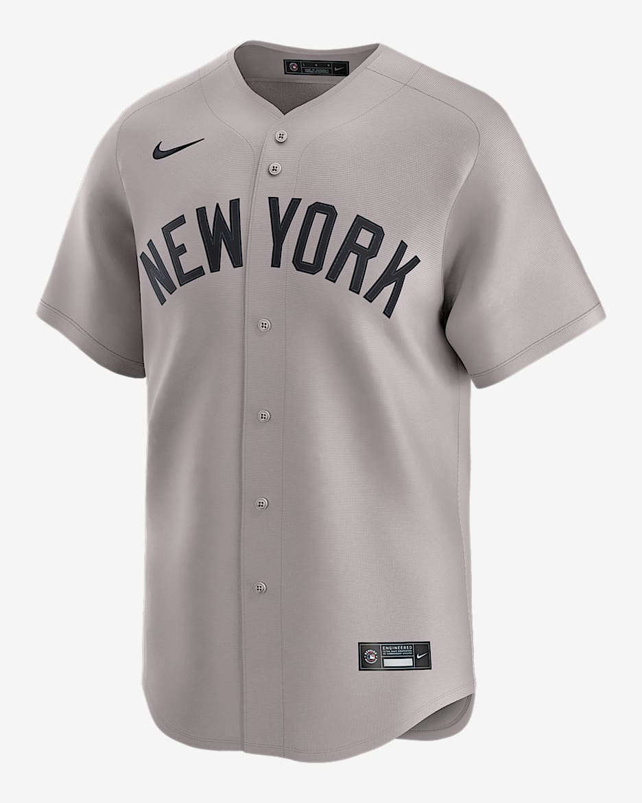 New York Yankees Men's Nike Dri-FIT ADV MLB Limited Jersey - Grey