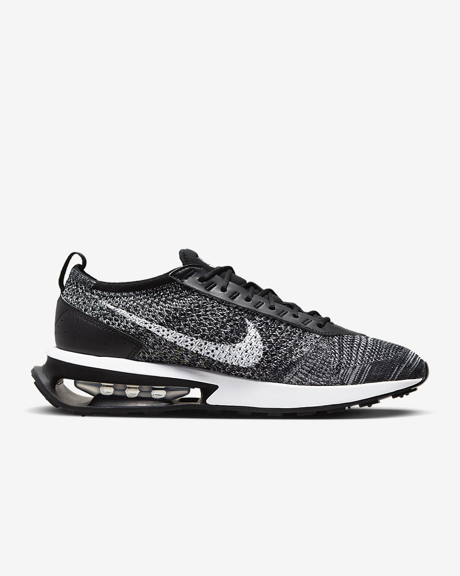 Nike Air Max Flyknit Racer Men's Shoes - Black/White