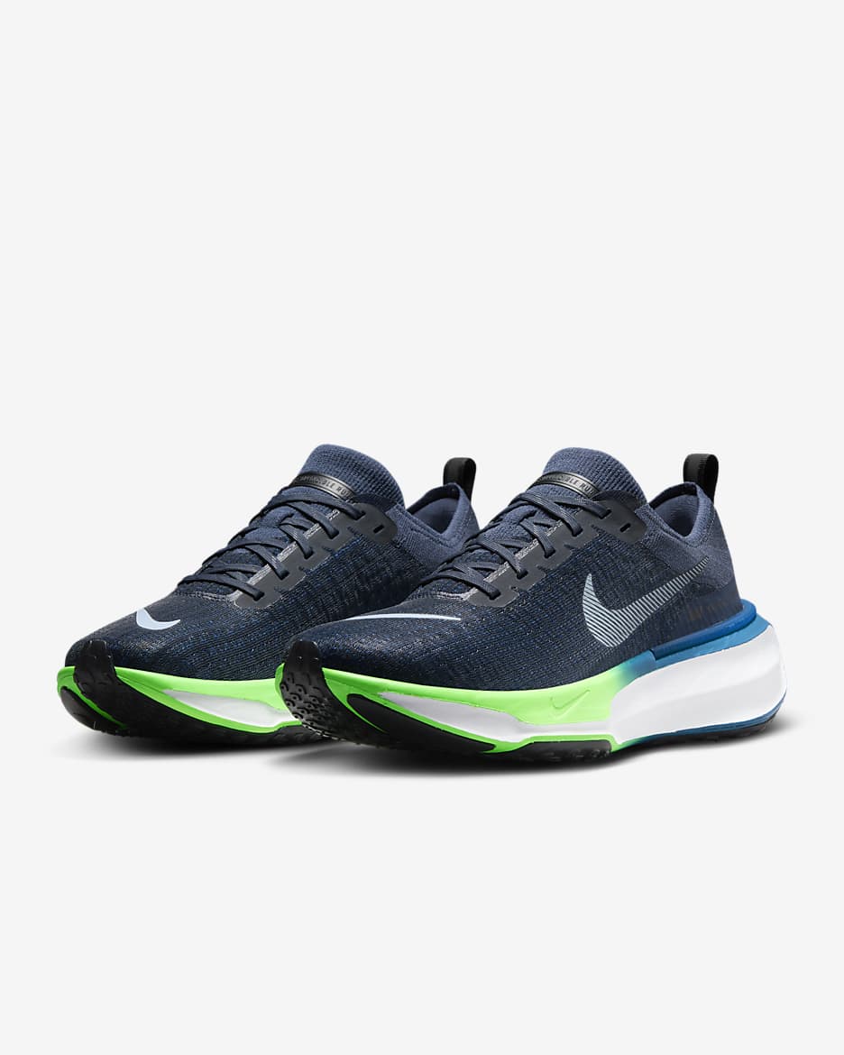 Nike Invincible 3 Men's Road Running Shoes - Thunder Blue/Black/White/Light Armory Blue