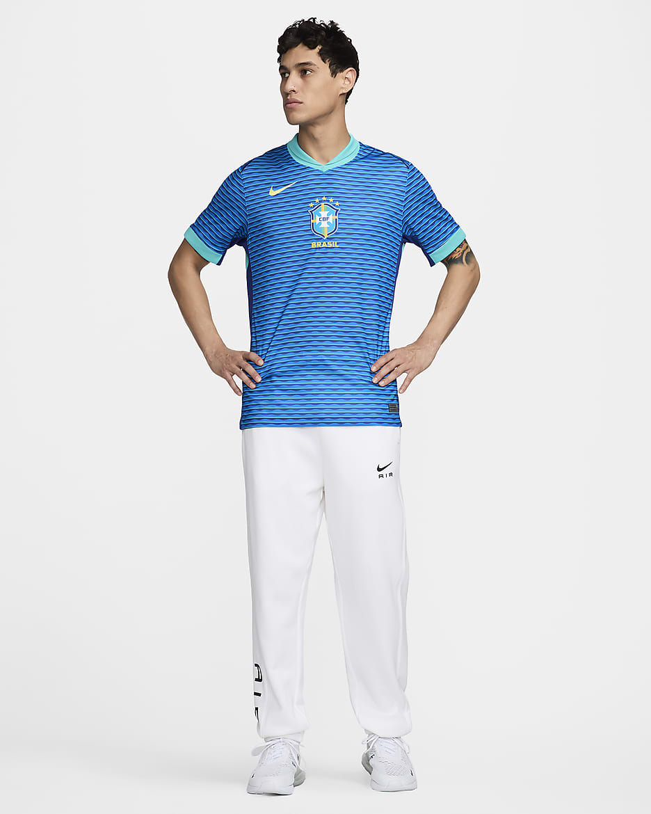 Brazil 2024 Stadium Away Men's Nike Dri-FIT Football Replica Shirt - Soar/Light Retro/Dynamic Yellow