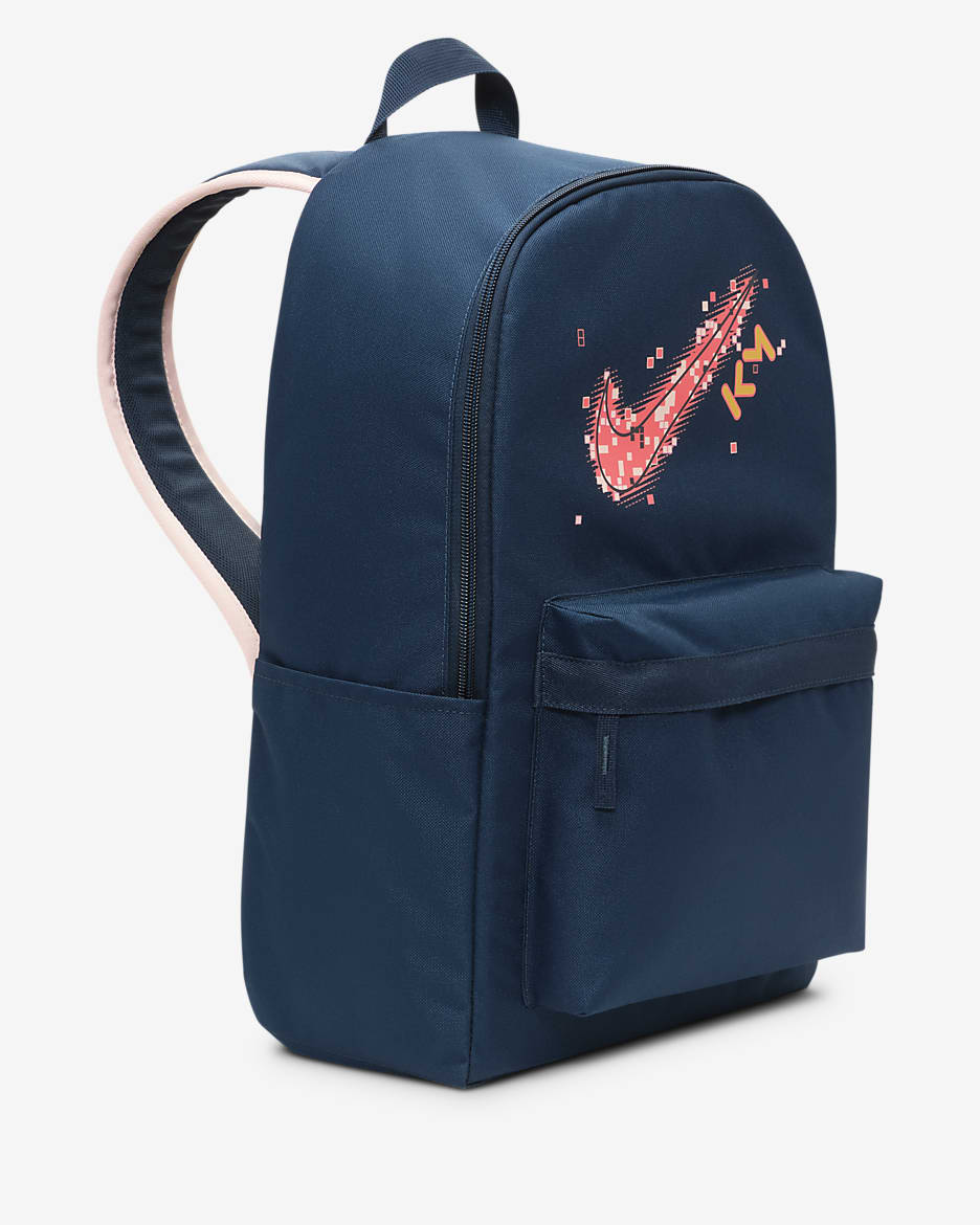 Kylian Mbappé Kids' Backpack (25L) - Armoury Navy/Armoury Navy/Hyper Punch