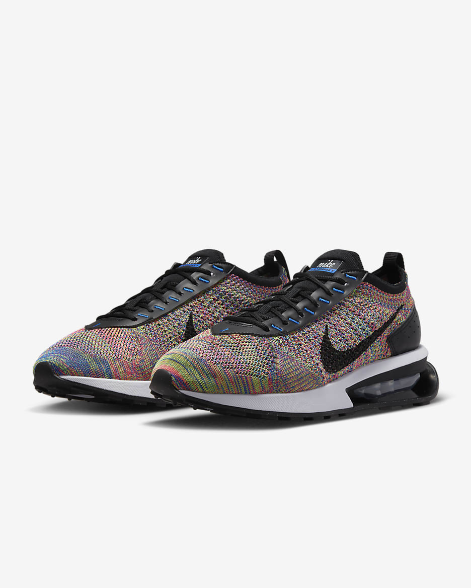 Nike Air Max Flyknit Racer Men's Shoes - Multi-Color/Racer Blue/White/Black