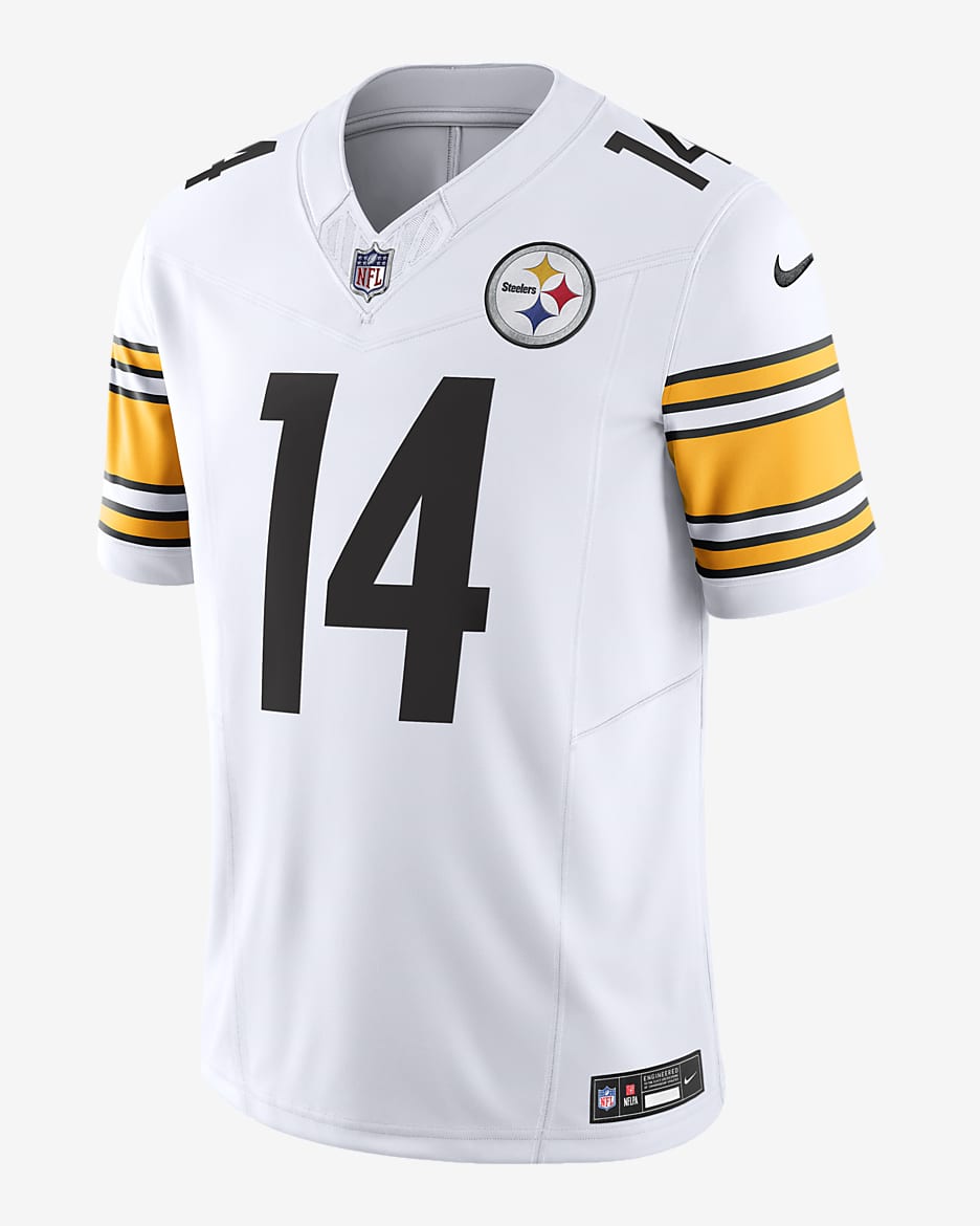 George Pickens Pittsburgh Steelers Men's Nike Dri-FIT NFL Limited Football Jersey - White