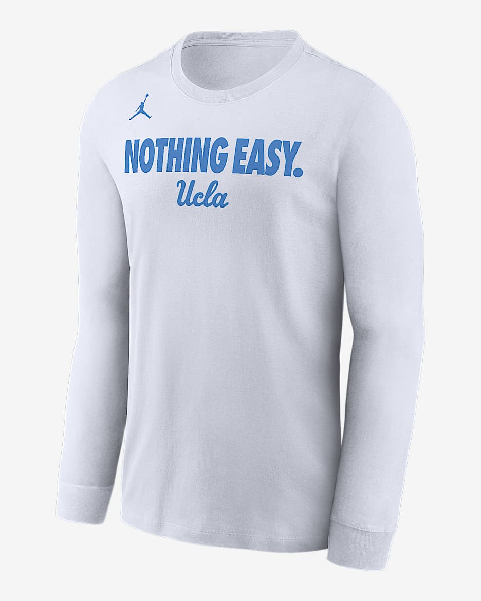UCLA Men's Jordan College Long-Sleeve T-Shirt - White