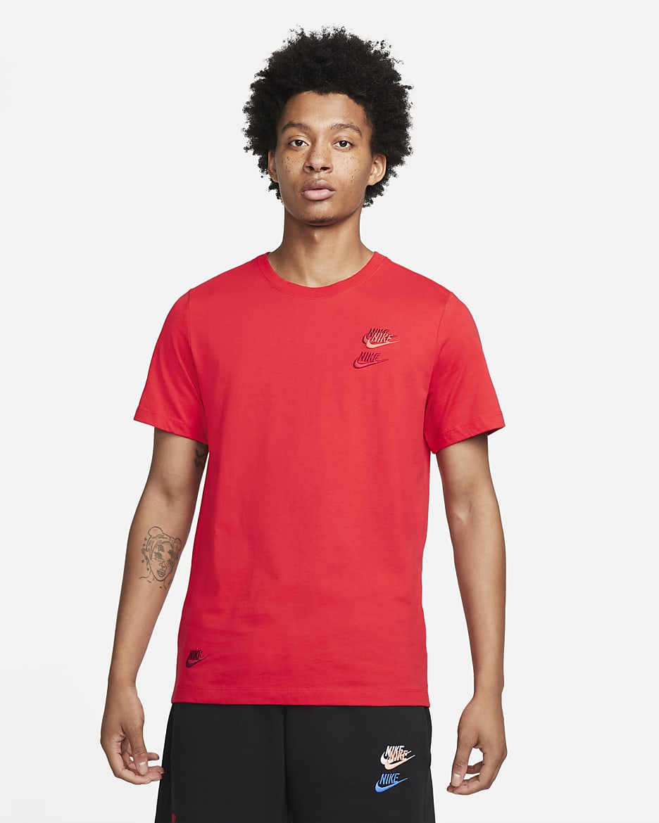 Playera para hombre Nike Sportswear - Rojo universitario