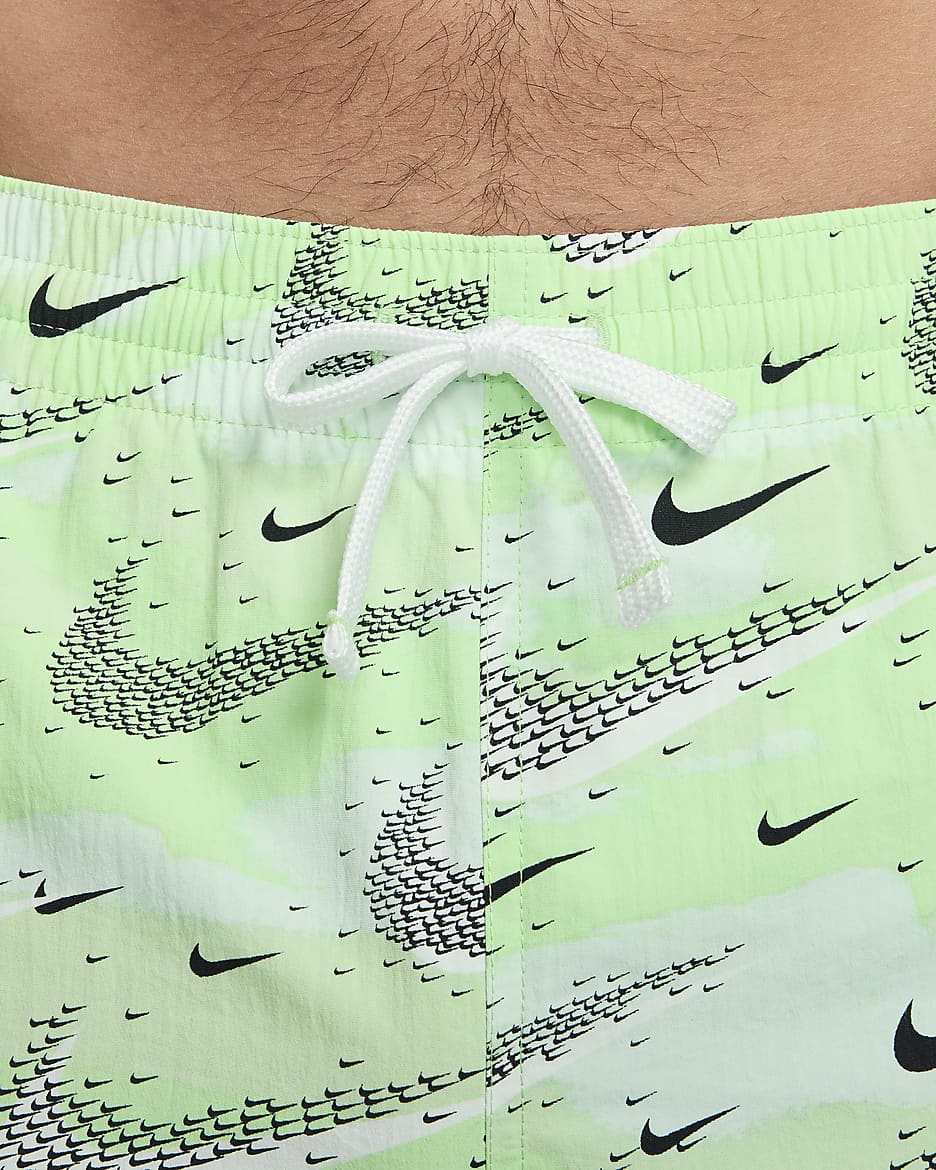 Nike Swim Flock Men's 5" Volley Shorts - Vapor Green