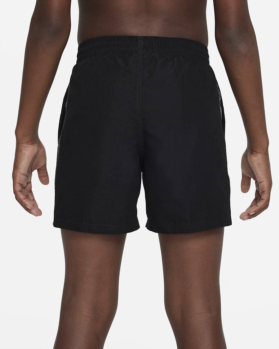 Shorts de vóleibol de 10 cm para niño talla grande Nike Swim - Negro