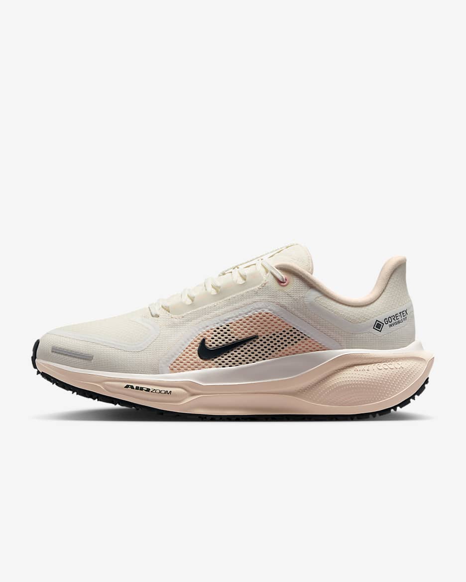 Sapatilhas de running para estrada à prova de água Nike Pegasus 41 GORE-TEX para mulher - Sail/Guava Ice/Carmesim Tint/Anthracite