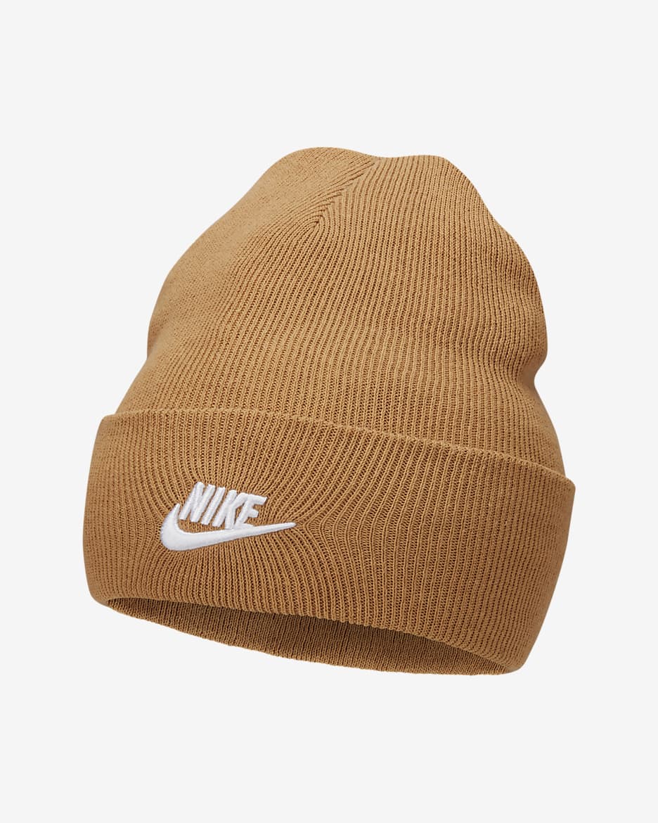 Gorro funcional Nike Sportswear - Oro elemental/Blanco