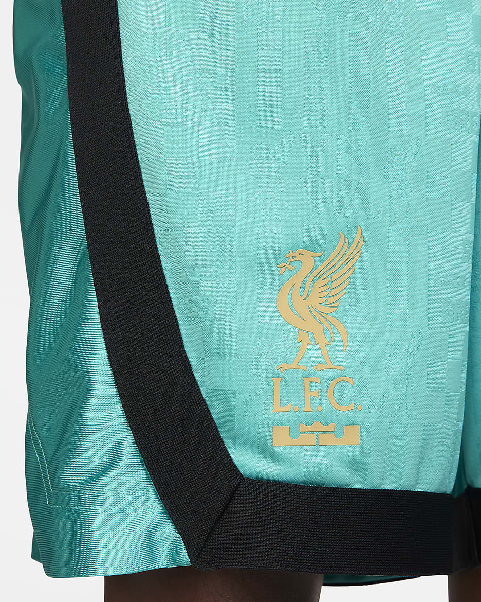 Short de basket Dri-FIT DNA 20 cm LeBron x Liverpool FC pour homme - Washed Teal/Truly Gold