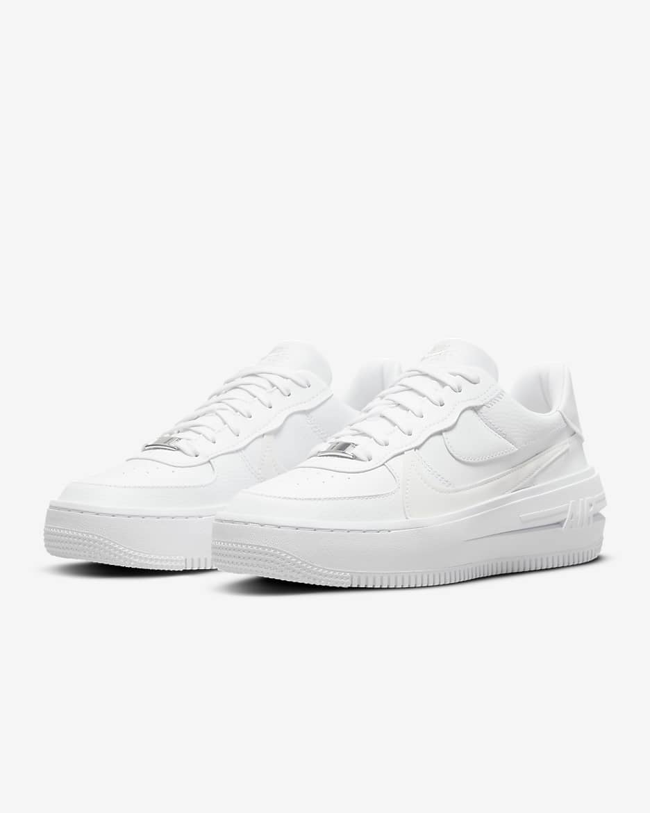 Nike Air Force 1 PLT.AF.ORM Women's Shoes - White/White/White/Summit White