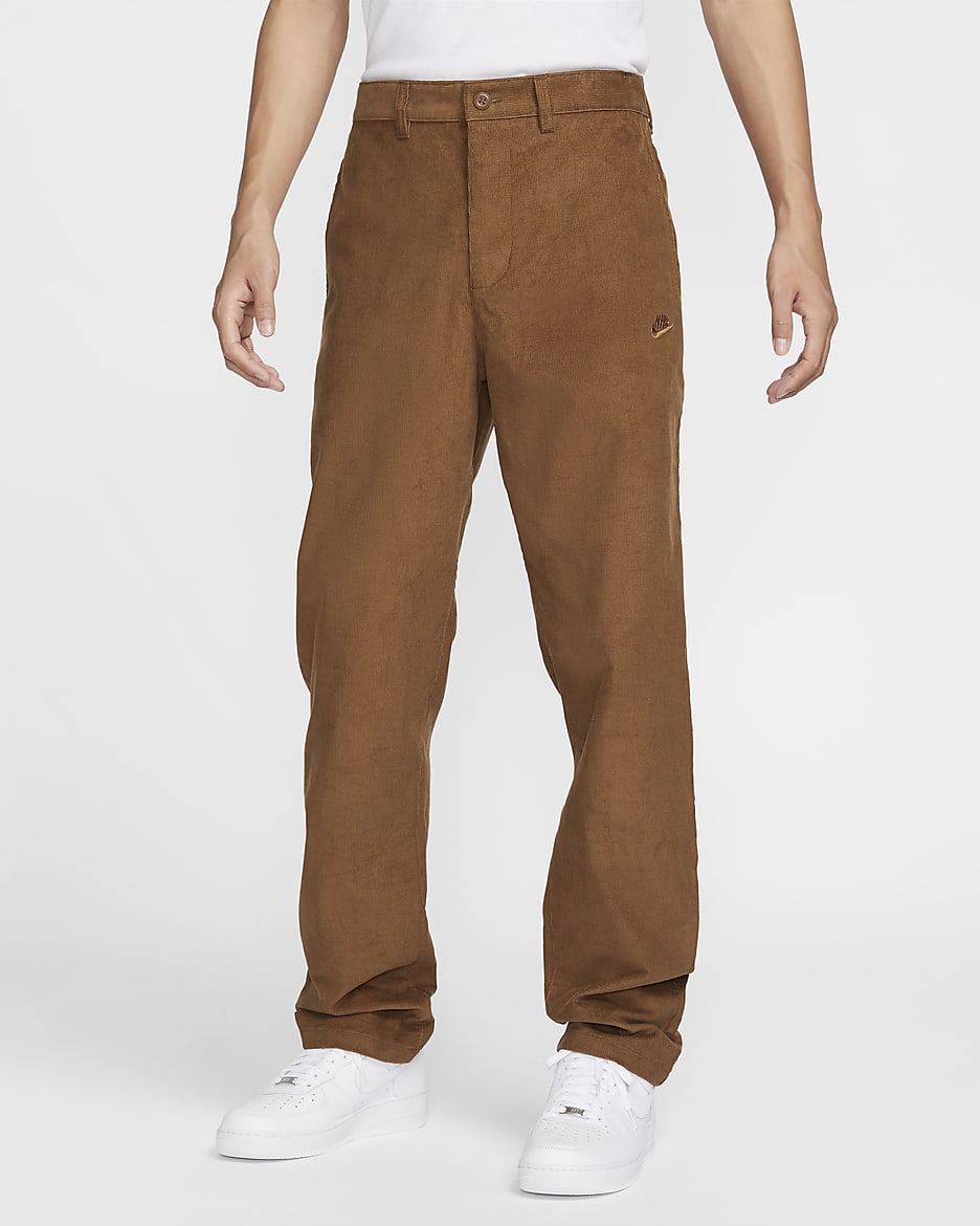 Nike Club Men's Corduroy Chino Pants - Light British Tan