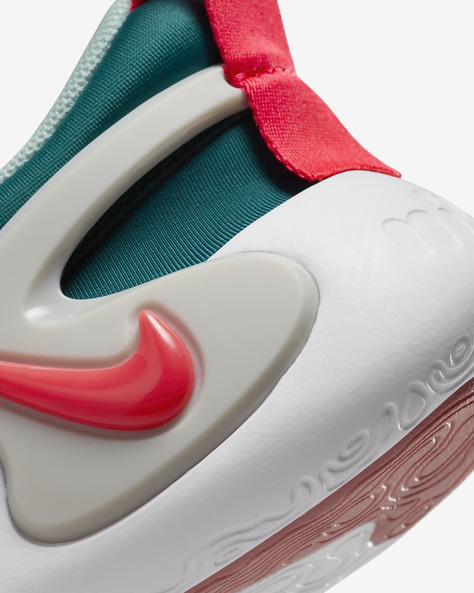 Nike Dynamo Go Younger Kids' Easy On/Off Shoes - Jade Ice/Geode Teal/Red Stardust/Siren Red