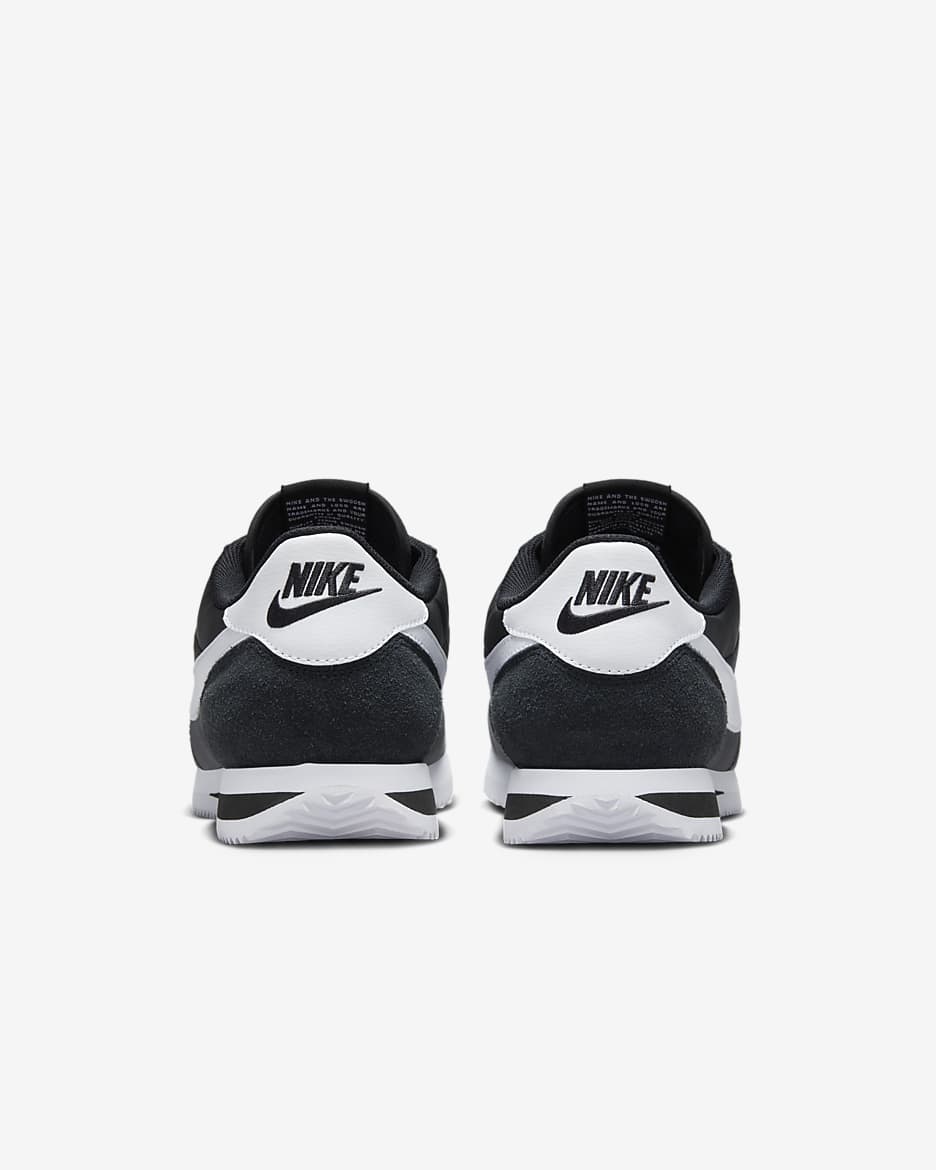 Nike Cortez Textile Men's Shoes - Black/White