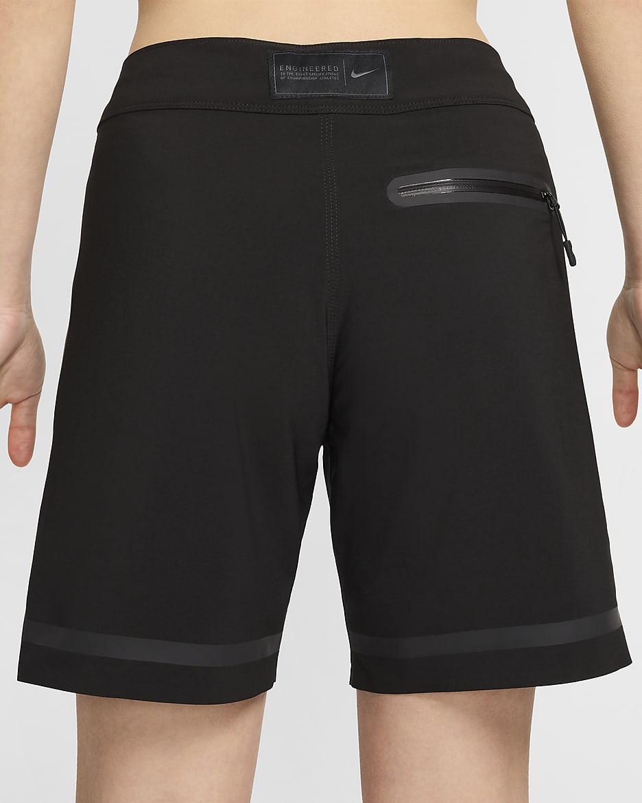 Nike Swim Fadeaway Women's 7" Board Shorts - Black