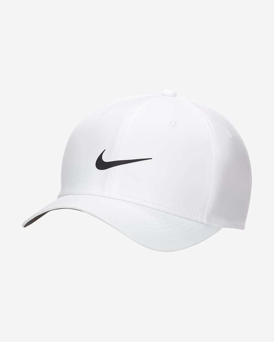 Nike Dri-FIT Rise Structured Snapback Cap - White/Anthracite/Black