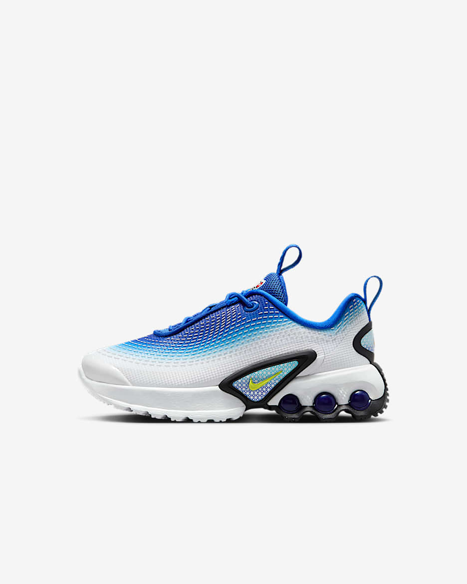 Nike Air Max Dn Younger Kids' Shoes - Racer Blue/Blue Fury/Black/Vibrant Yellow