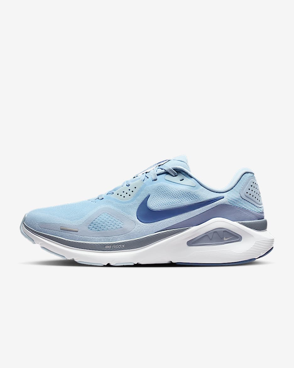 Nike Structure 26 Men's Road Running Shoes (Extra Wide) - Light Armoury Blue/Ashen Slate/Football Grey/Diffused Blue