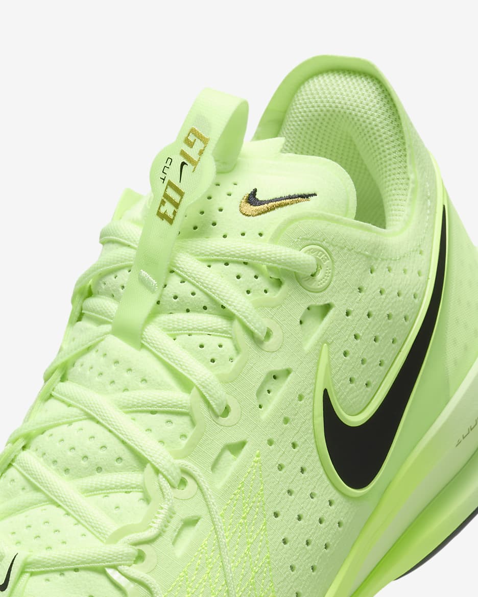 Nike G.T. Cut 3 EP 籃球鞋 - Barely Volt/Volt/Metallic Gold/黑色