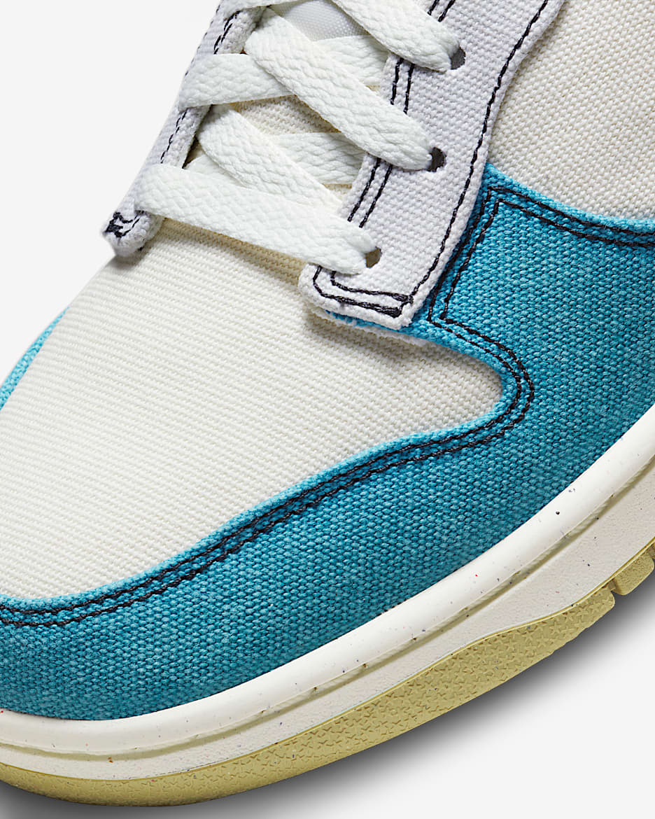 Nike Dunk Mid Men's Shoes - Pale Ivory/Mineral Teal/Moss/Black