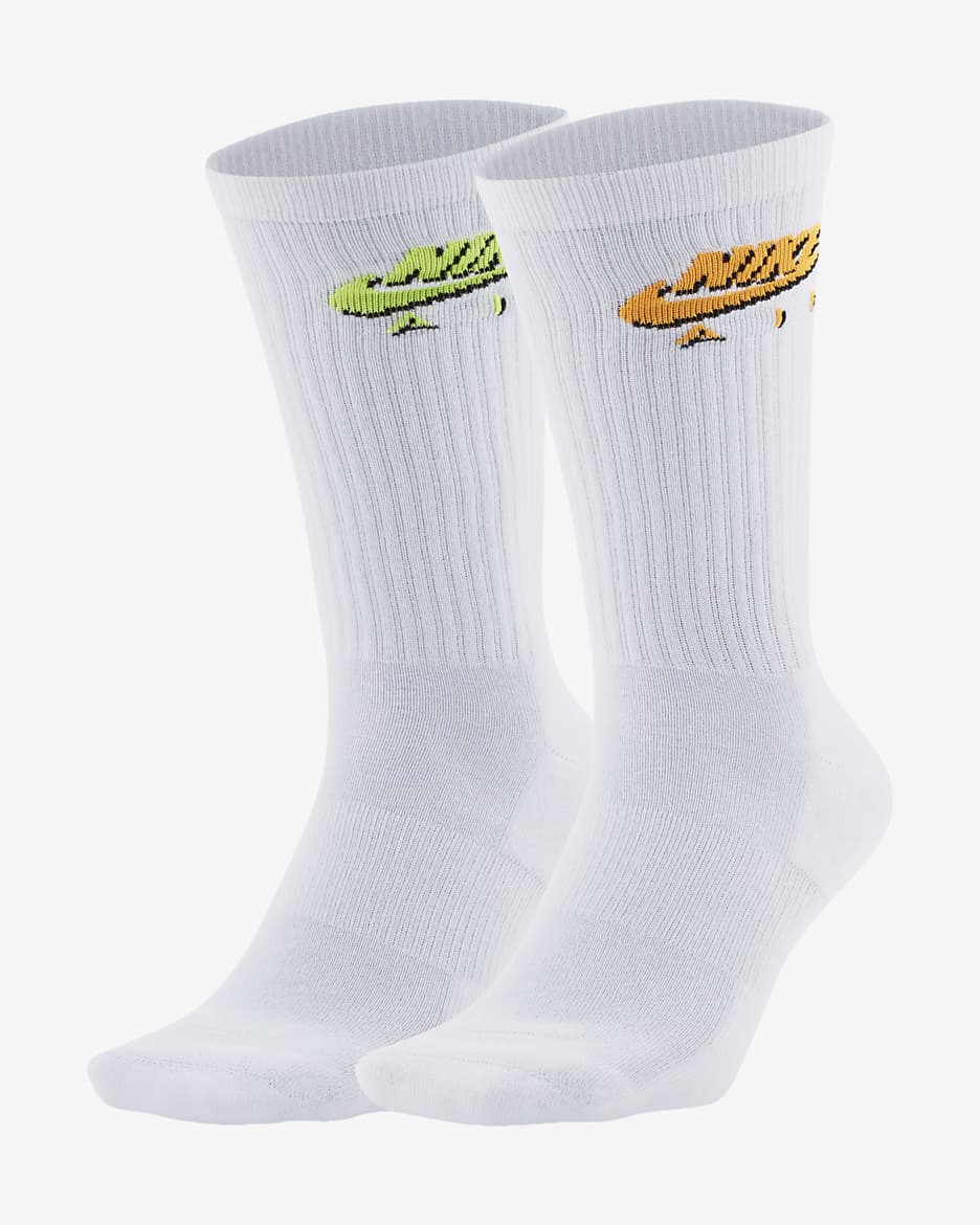 Nike x Kim Jones Heritage Crew Socks (2 Pairs) - Multi-Color