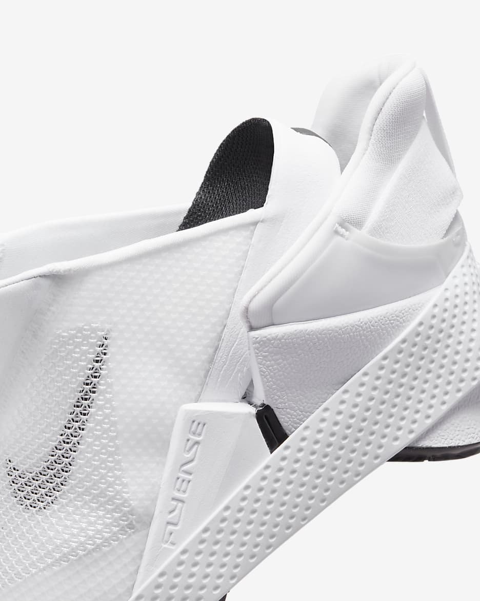 Nike Go FlyEase Easy On/Off Shoes - White/Black