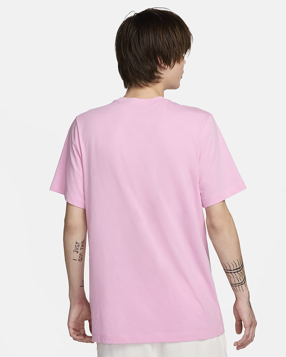 Nike Sportswear Club Men's T-Shirt - Pink Rise