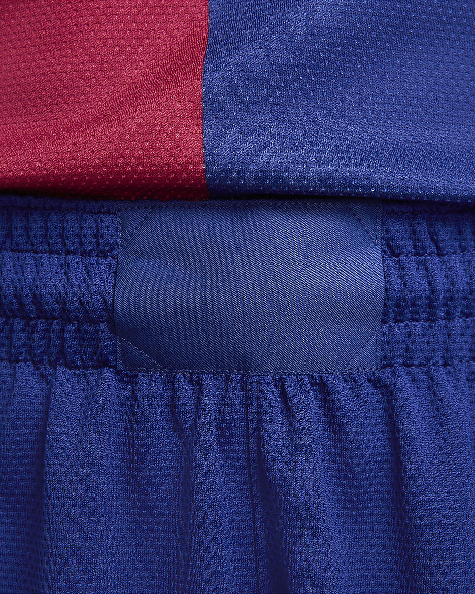 Basketshorts FC Barcelona 2024 Home Nike Dri-FIT Replica för män - Deep Royal Blue/Club Gold