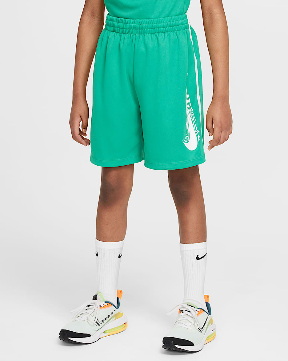 Nike Multi Dri-FIT Shorts für ältere Kinder (Jungen) - Stadium Green/Weiß/Weiß