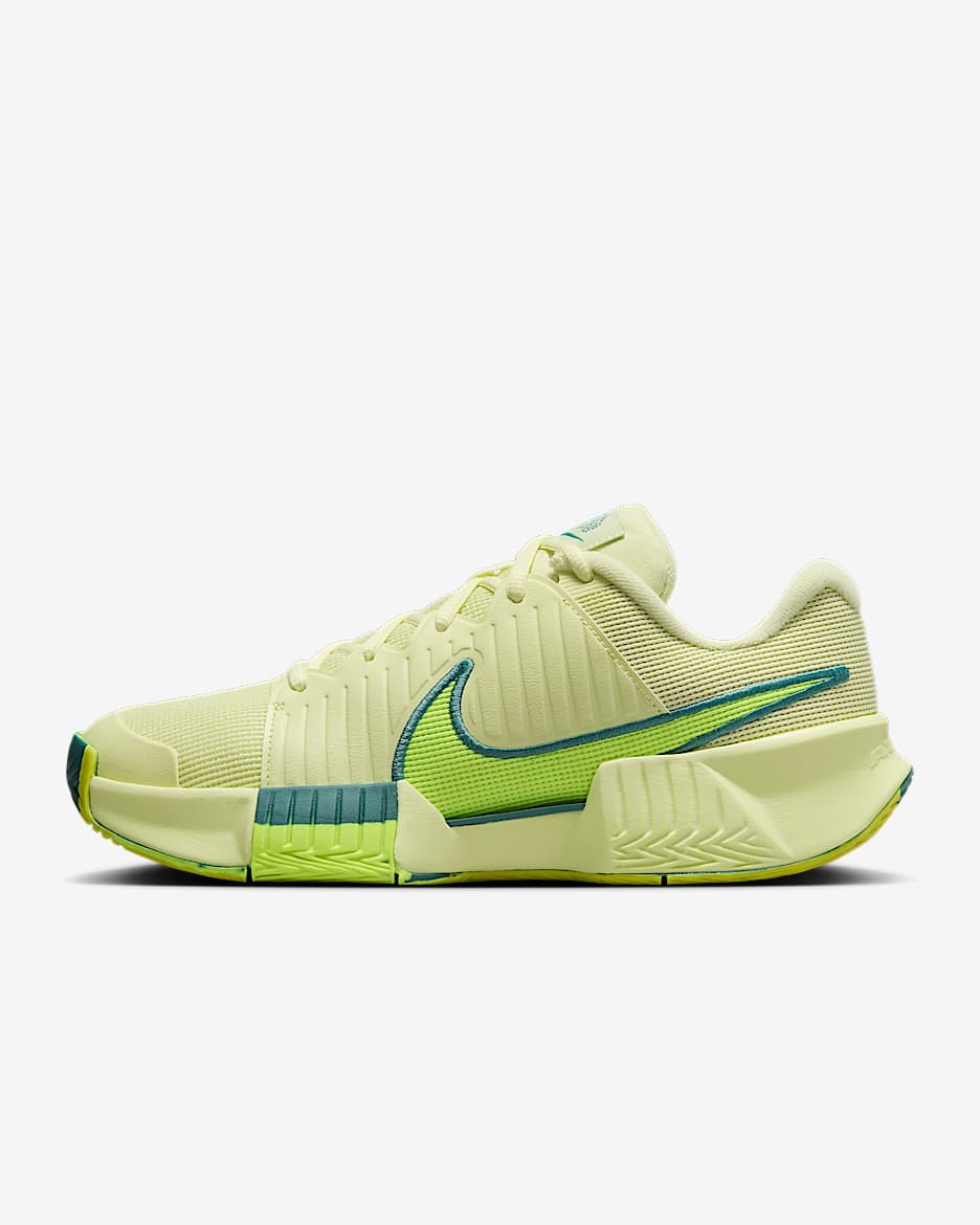 Nike GP Challenge Pro Premium Women's Hard Court Tennis Shoes - Luminous Green/High Voltage/Volt/Mineral Teal